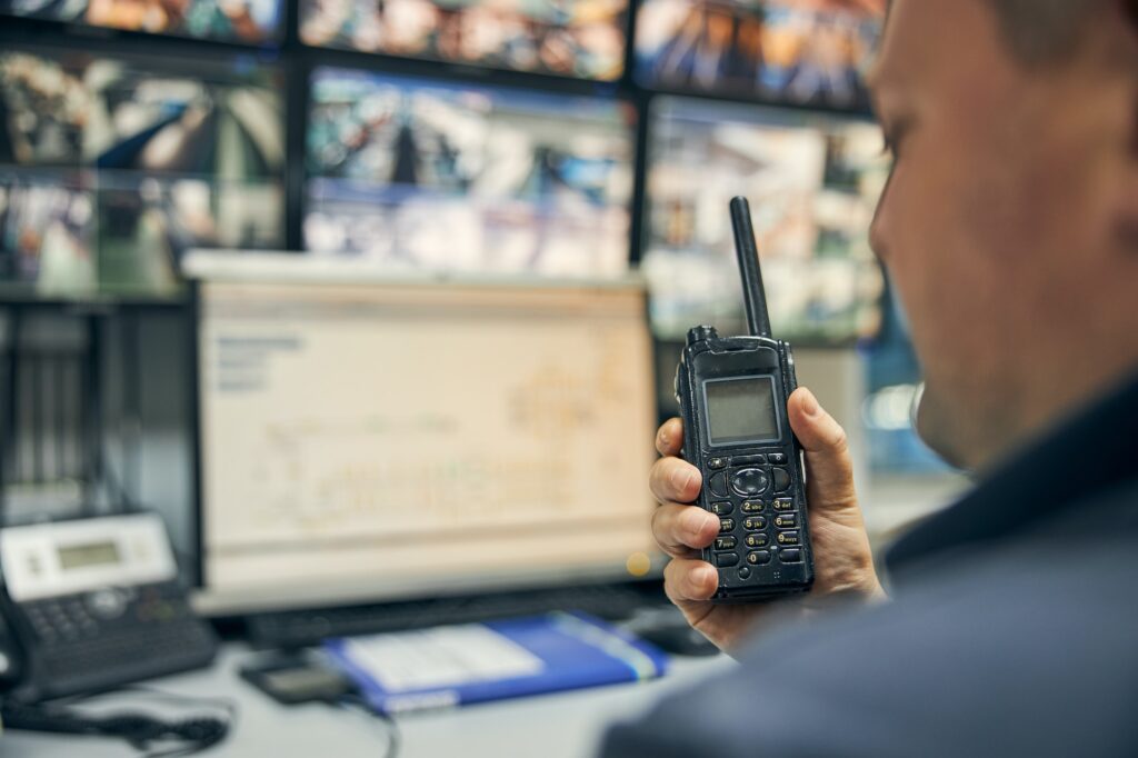 Walkie-talkie being useful for communication between staff